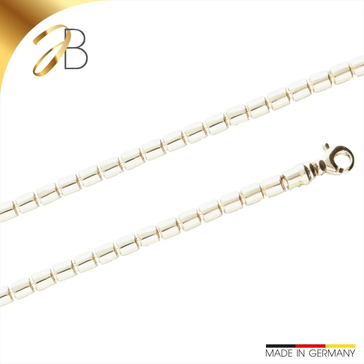 JB Edle Goldkette Fantasiekette 585 - 14 K Gold 45 cm