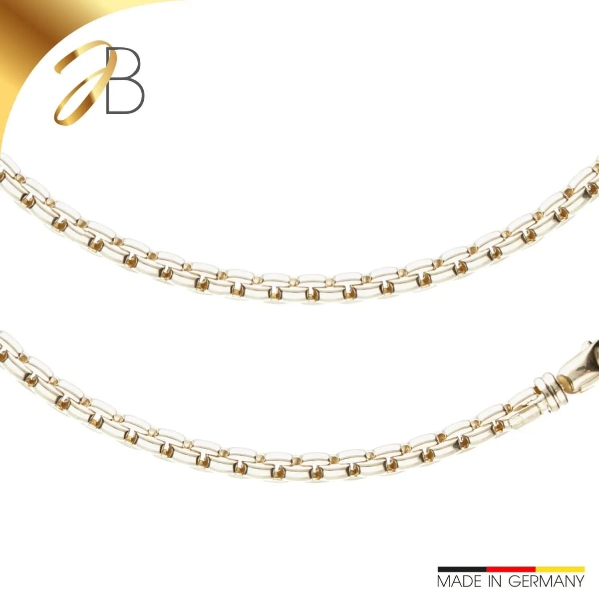 JB Edle Goldkette Fantasiekette 585 - 14 K Gold 5,5 mm 45 cm