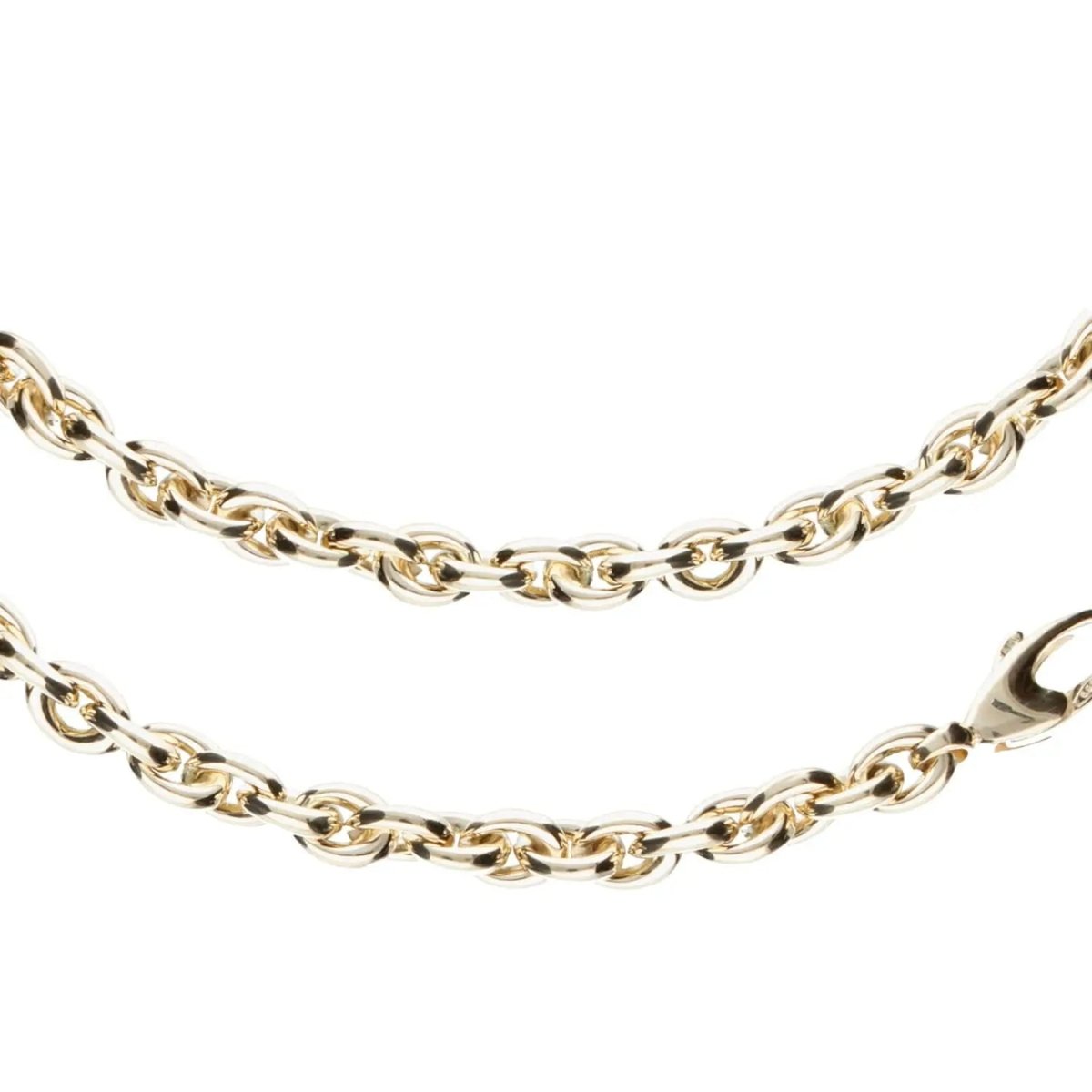 JB Edle Goldkette Fantasiekette 585 - 14 K Gold 7,4 mm 45 cm