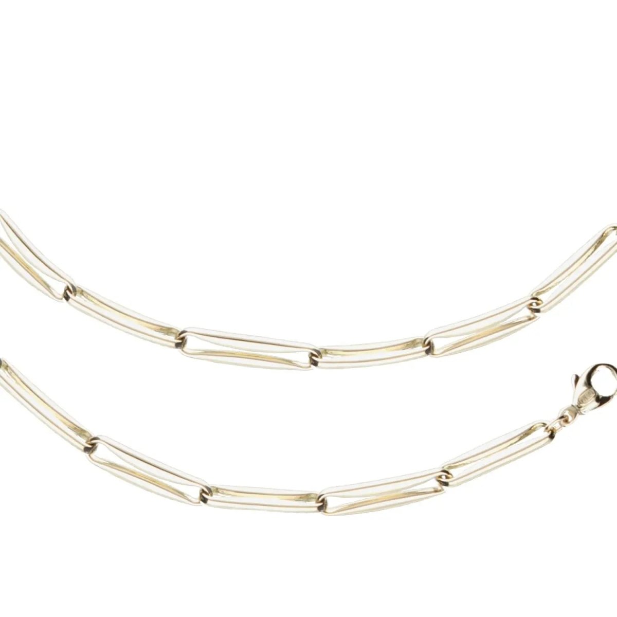 JB Edle Goldkette Fantasiekette 585 - 14 Kt Gold 4,8 mm 45 cm