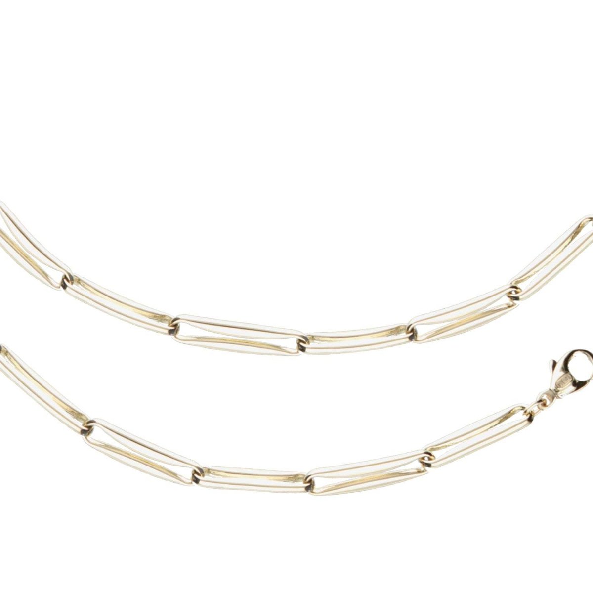 JB Edle Goldkette Fantasiekette 585 14 Kt Gold 4,8 mm