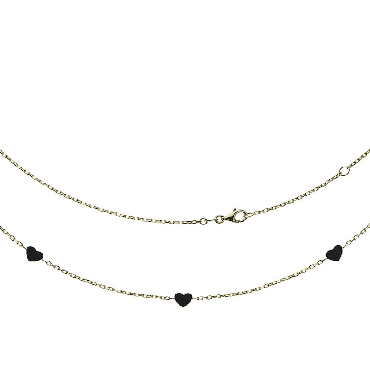JB Edle Goldkette Fantasiekette 585 14K Bicolor Gelb Weißgold