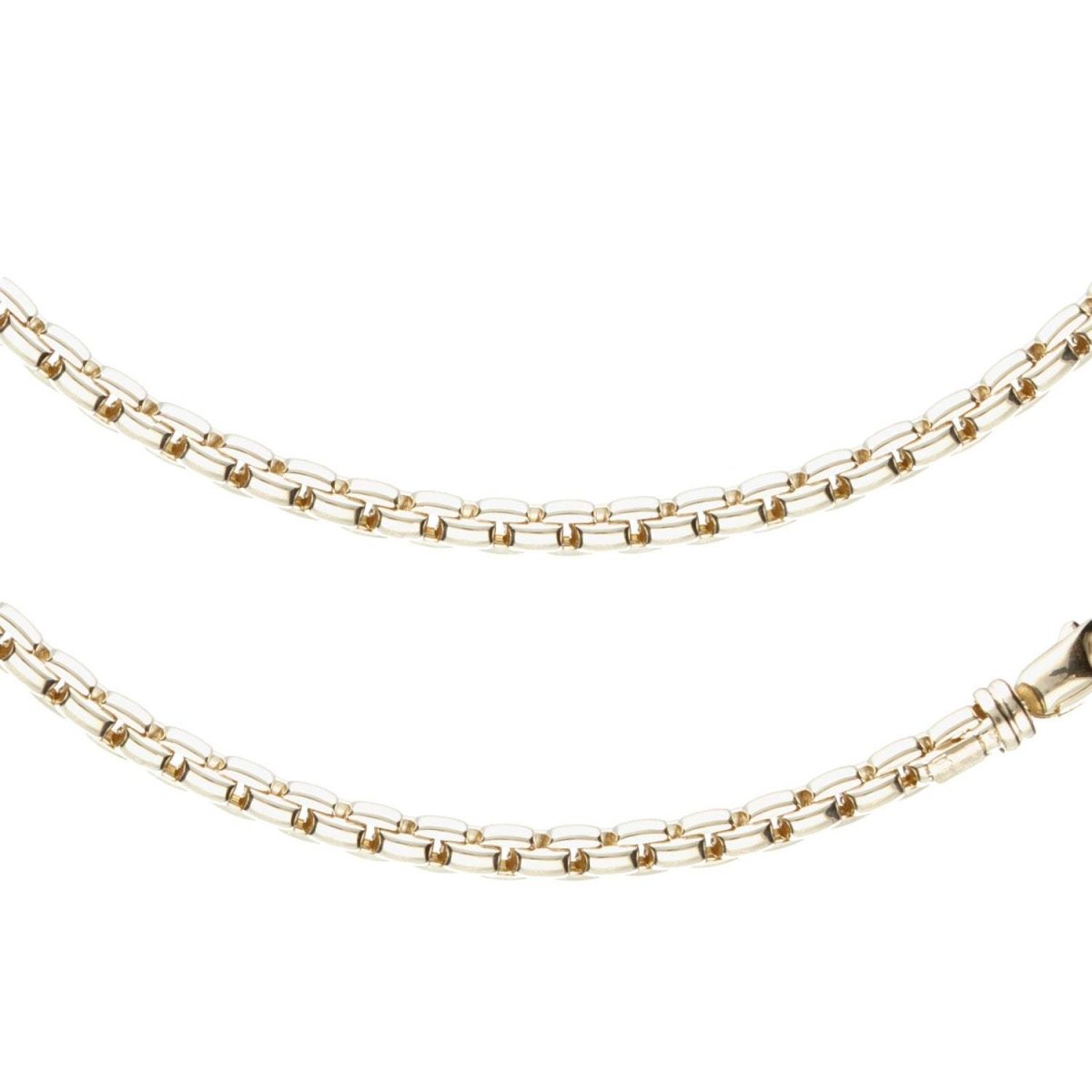 JB Edle Goldkette Fantasiekette 585 14K Gold 5,5 mm breit