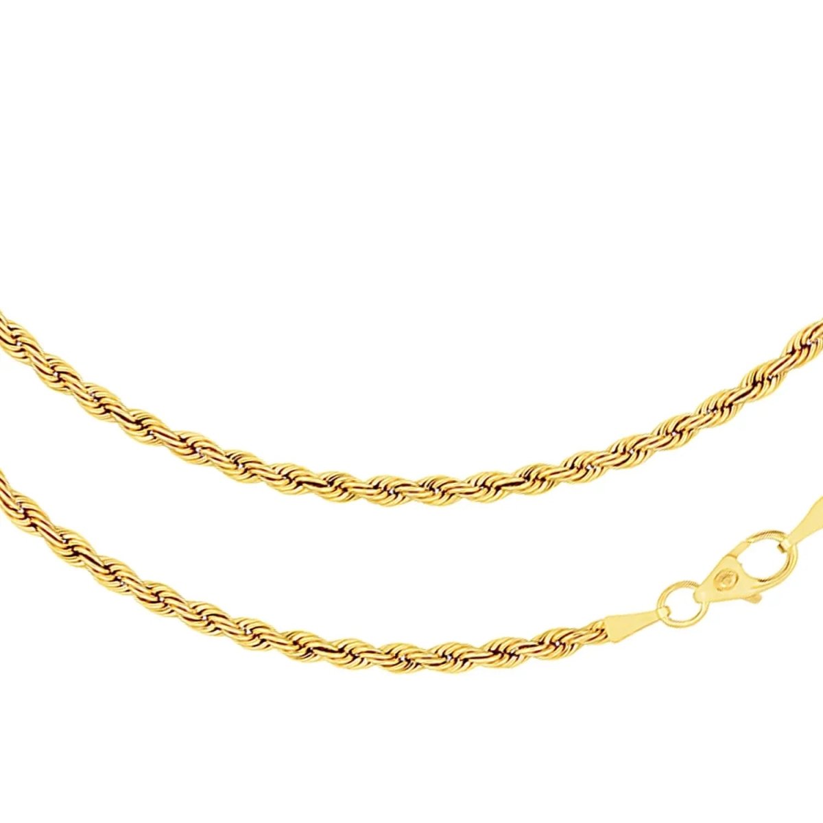JB Edle Goldkette Kordelkette 585 - 14 Kt Gold 2,7 mm 45 cm