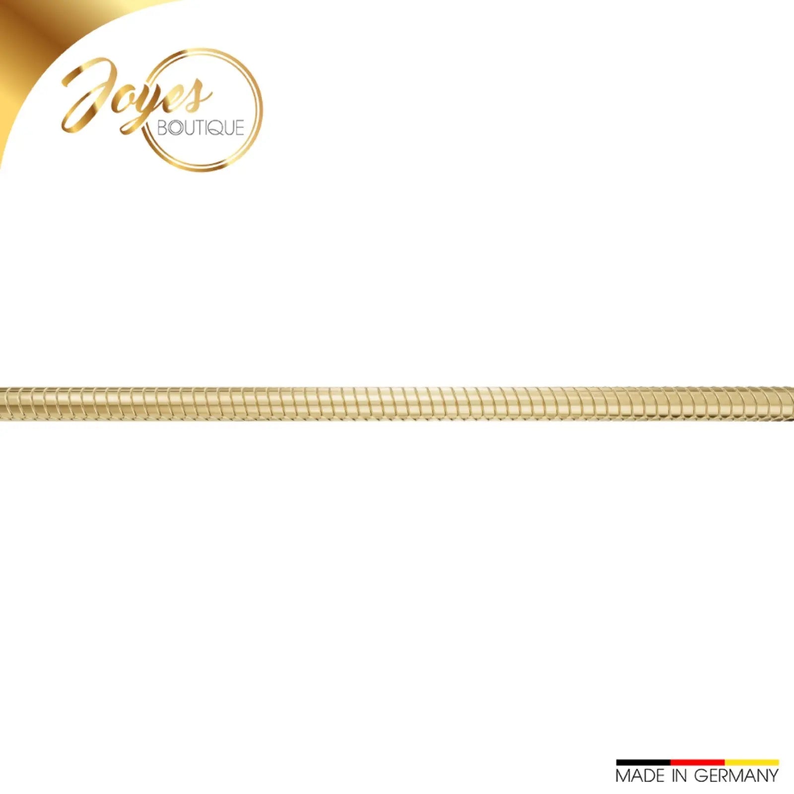 JB Edle Goldkette Schlangenkette 585 - 14 K Gold 0,9 mm 45 cm