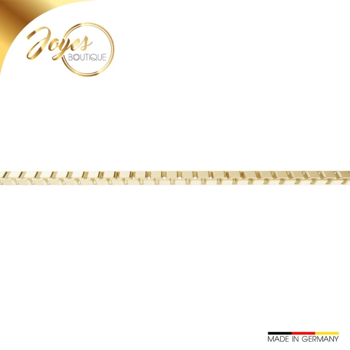 JB Edle Goldkette Veneziakette 585 - 14 K Gold 0,9 mm 36 cm