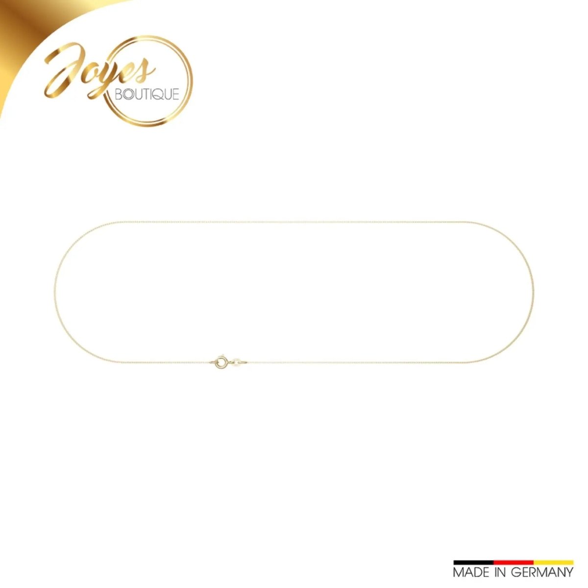 JB Edle Goldkette Veneziakette 585 - 14 K Gold 0,9 mm 36 cm