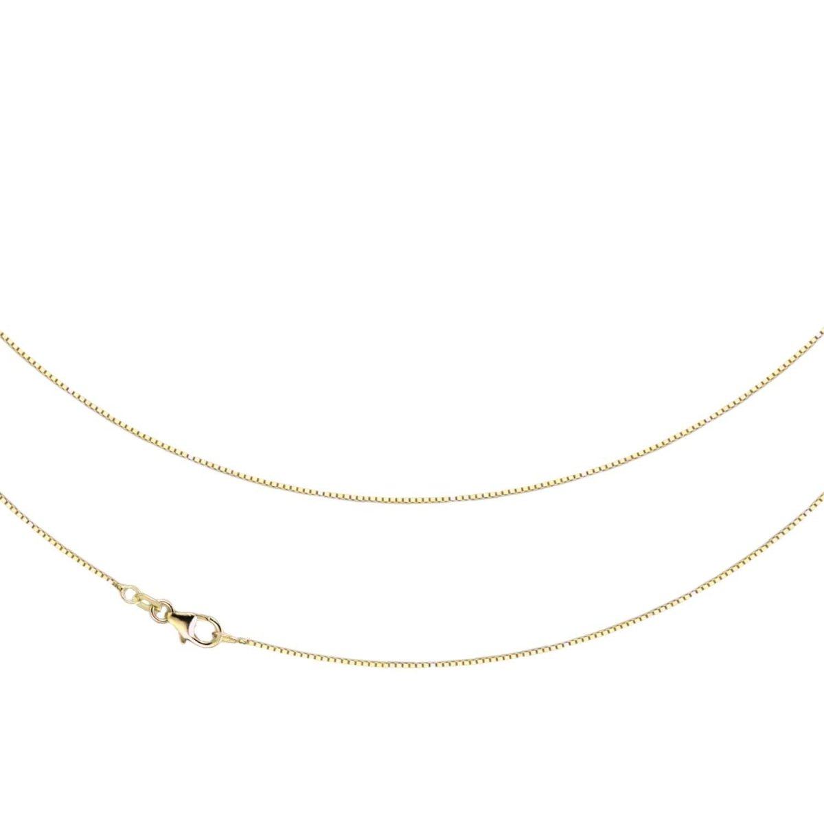 JB Edle Goldkette Veneziakette 585 14K Gold 0,8 mm fein