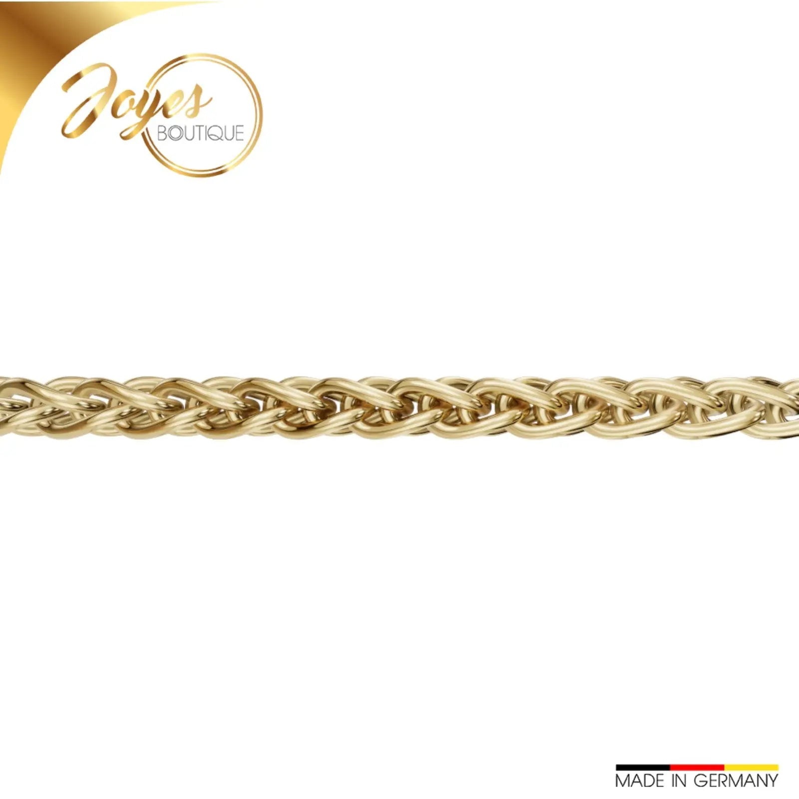 JB Edle Goldkette Zopfkette 585 - 14 K Gold 1,7 mm 40 cm
