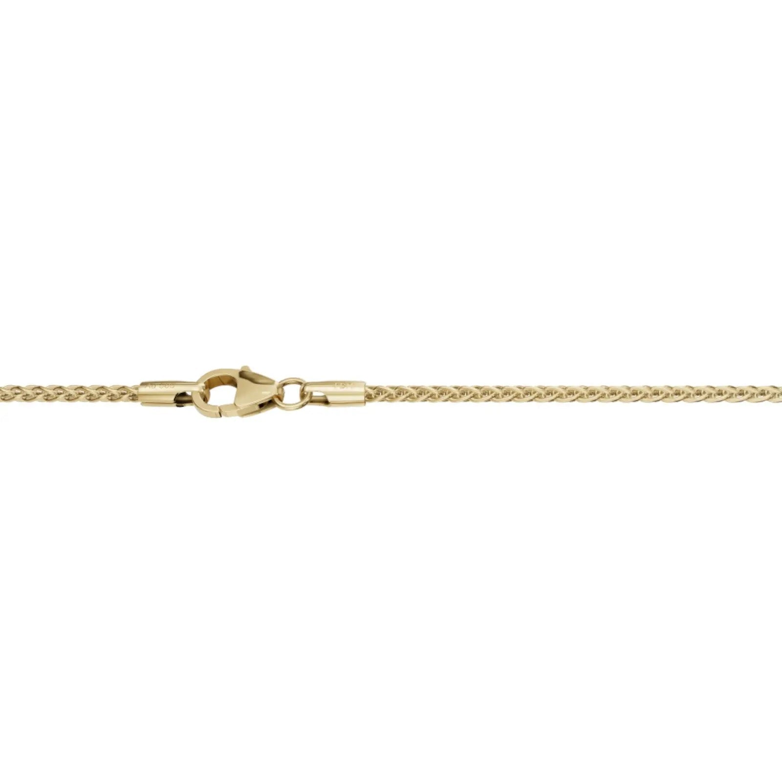JB Edle Goldkette Zopfkette 585 - 14 K Gold 1,7 mm 40 cm