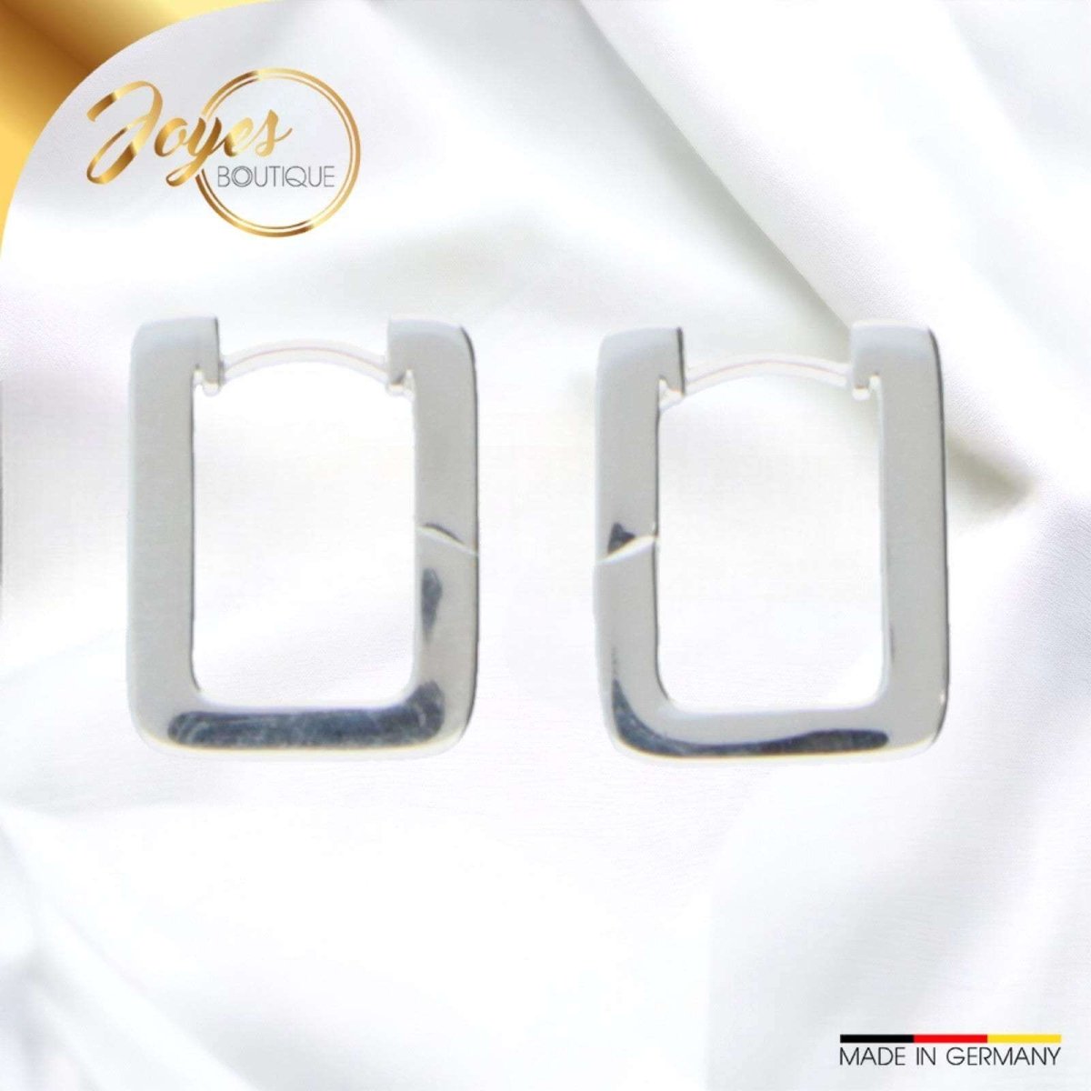 JB Edle Ohrschmuck Creole 925 Silber 13 mm Damen Herren
