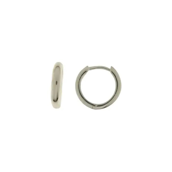 JB Edle Ohrschmuck Creole 925 - Silber 2,2 mm 12,1 mm