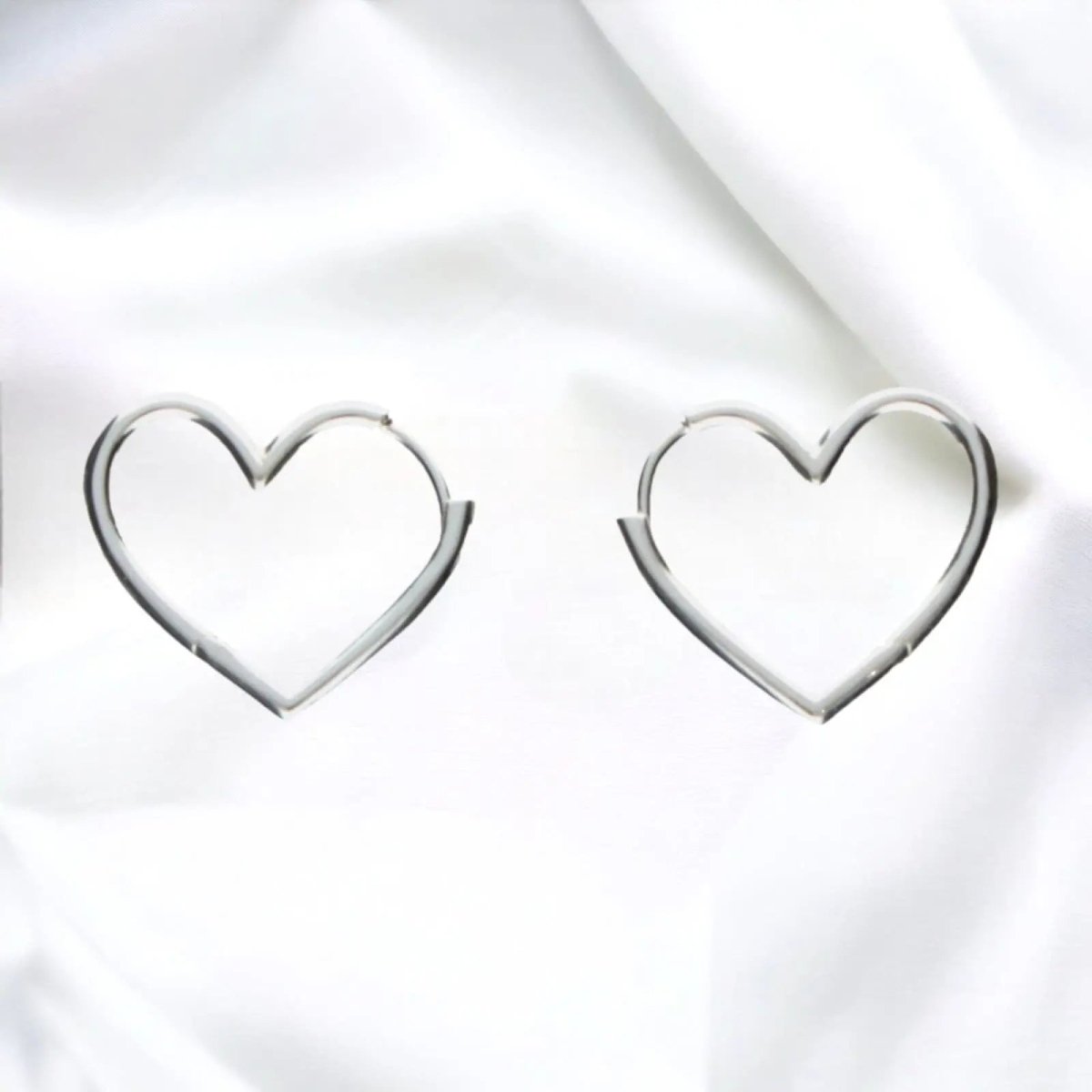 JB Edle Ohrschmuck Creole 925 - Silber 25,0 mm
