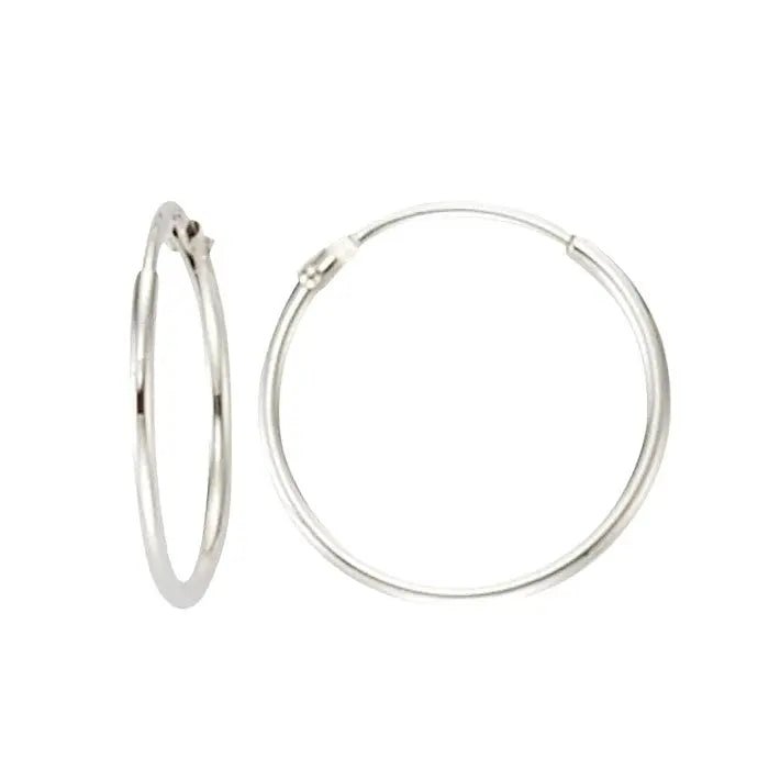 JB Edle Ohrschmuck Creole 925 - Silber 3,0 mm 70,0 mm