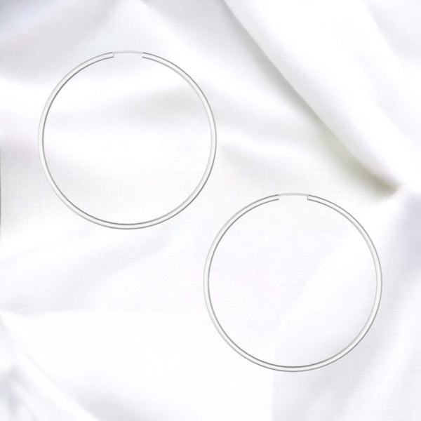 JB Edle Ohrschmuck Creole 925 Silber 75 Mm Damen Schmuck JB Edle Ohrschmuck Creole 925 Silber 75 Mm Damen Schmuck