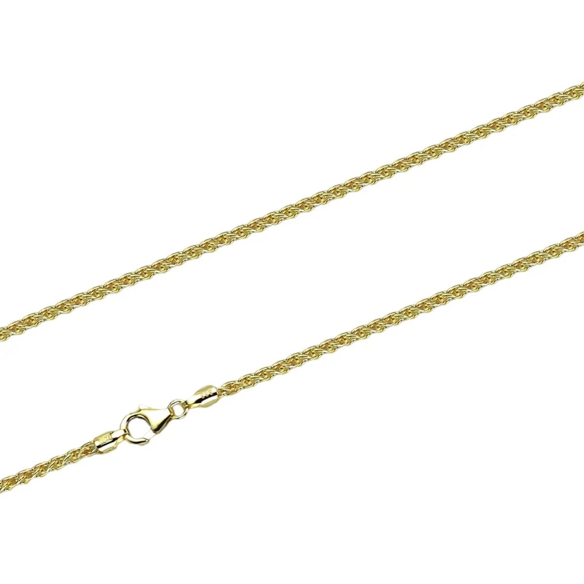 JB Edles Damen Goldarmband Zopf Kettenbreite 2,5mm 333 - 8 K Gold 18,5 cm