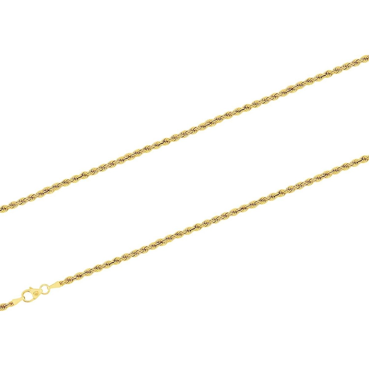 JB Edles Unisex Goldarmband Kordel Hohl 2,7 mm 8 Karat