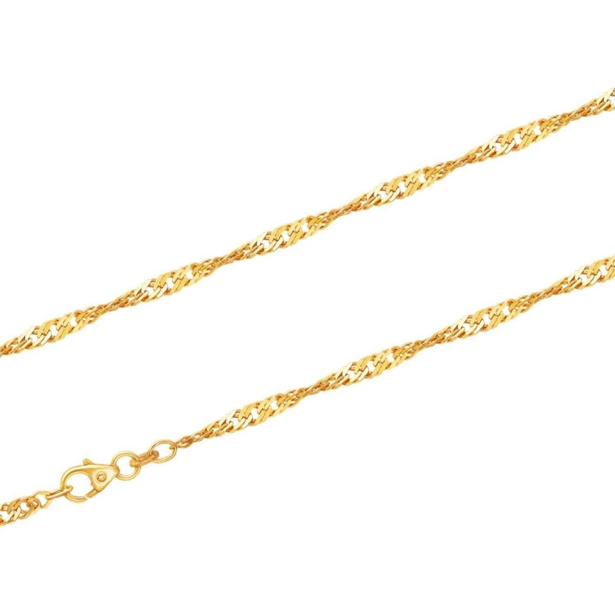JB Edles Unisex Goldarmband Singapur 2,9 mm 333 8 Karat