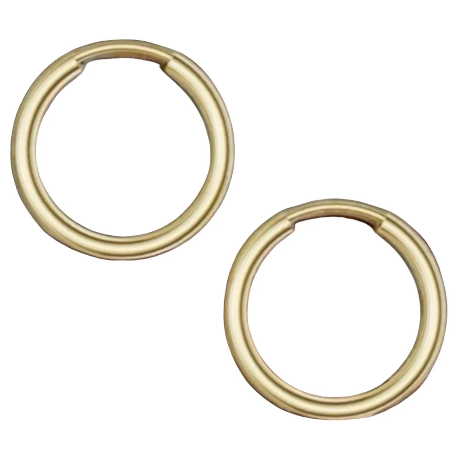 JB Paar Creolen 333 8 Karat Gelbgold Ohrringe 2,0mm 13,0mm