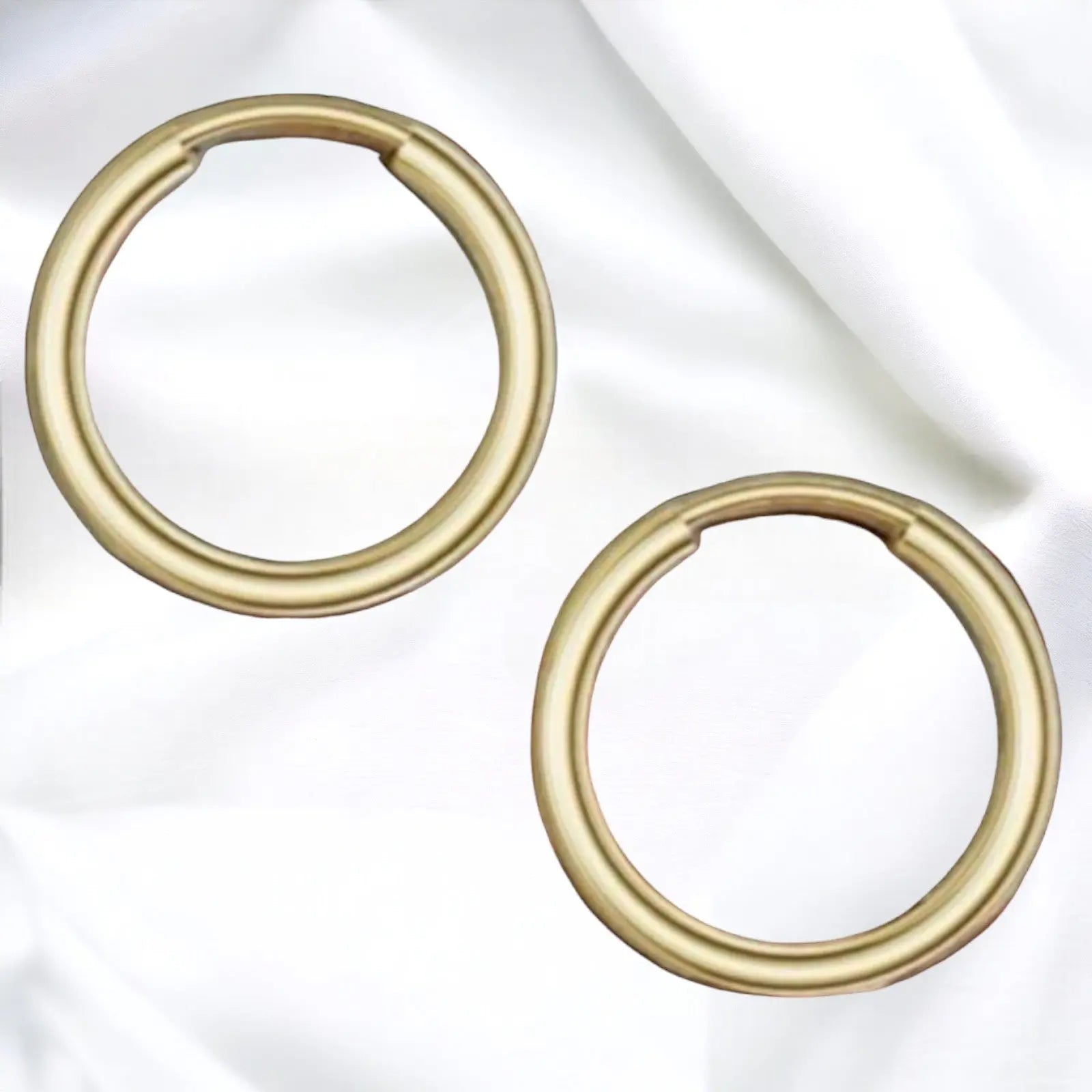 JB Paar Creolen 333 8 Karat Gelbgold Ohrringe 2,0mm 13,0mm