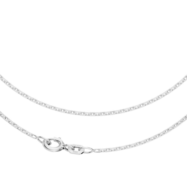 JB Silberkette Ankerkette Diamantiert 1,3 mm 925 Sterling Silber JB Silberkette Ankerkette Diamantiert 1,3 mm 925 Sterling Silber