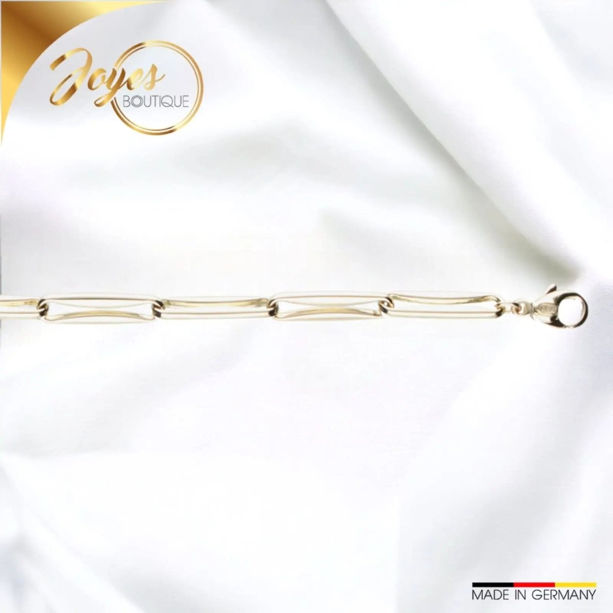 JB Unisex Goldarmband Fantasie 4.8 mm 585 - 14 Kt 19 cm