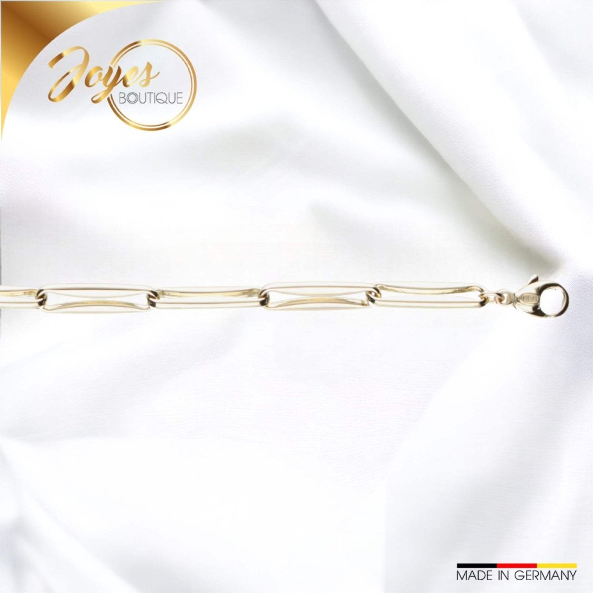 JB Unisex Goldarmband Fantasie 4,8 mm 585 14 Kt Gelbgold