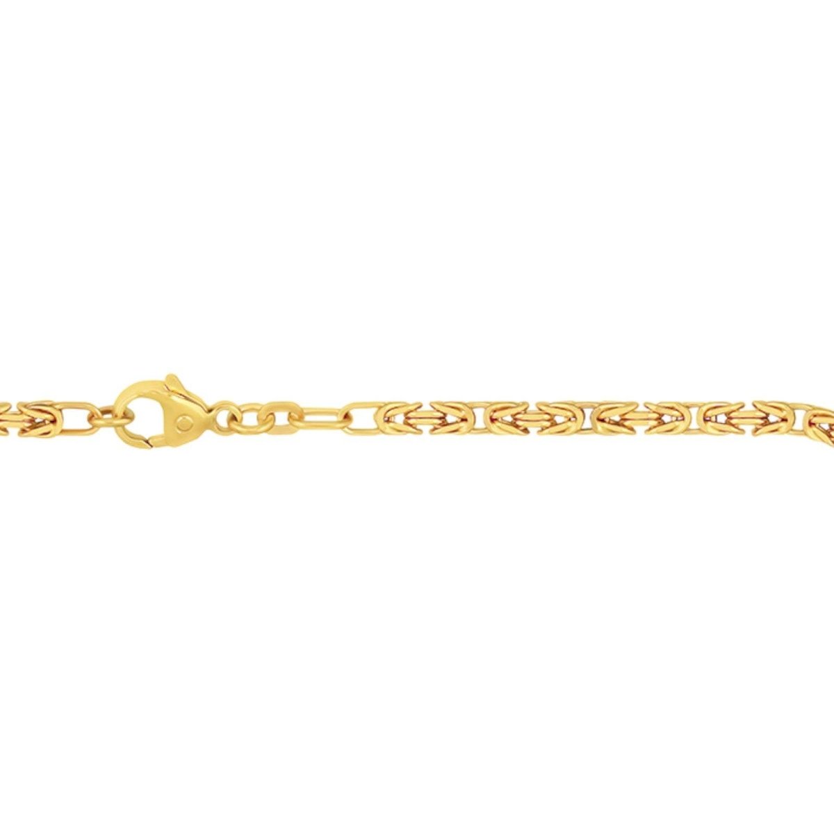JB Unisex Goldarmband Königskette 2,8 mm 333 8 Karat Gelbgold