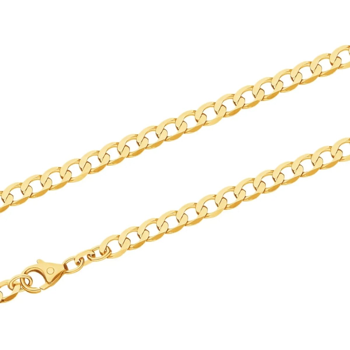 JB Unisex Goldarmband Panzer weit 5,8 mm 333 - 8 Kt 19 cm