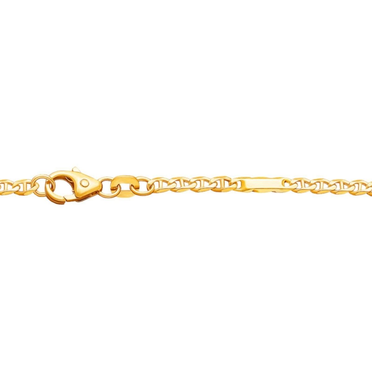 JB Unisex Goldarmband Panzersteg 2,3 mm 333 8 Kt 2,3 g