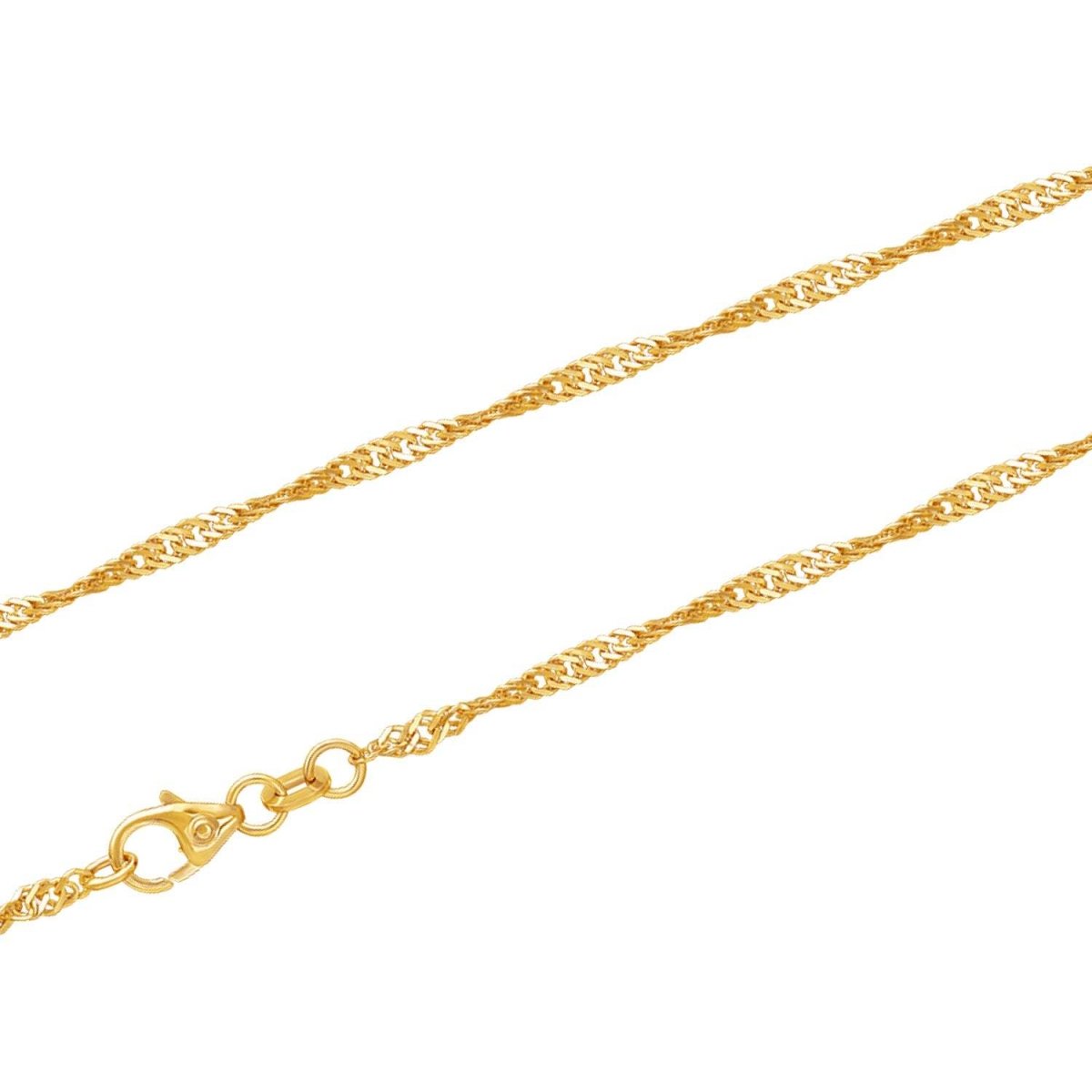 JB Unisex Goldarmband Singapur 2,2 mm 333 8K 1,4 g