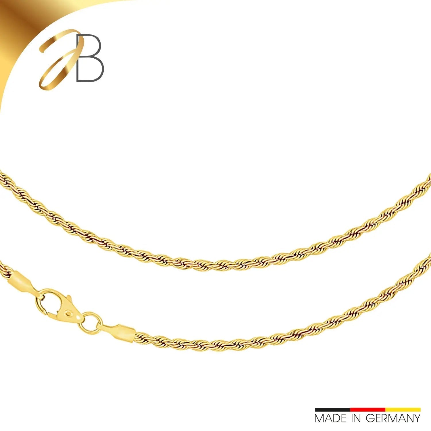 Kordelkette 2,1 mm 375er Gold 18398977