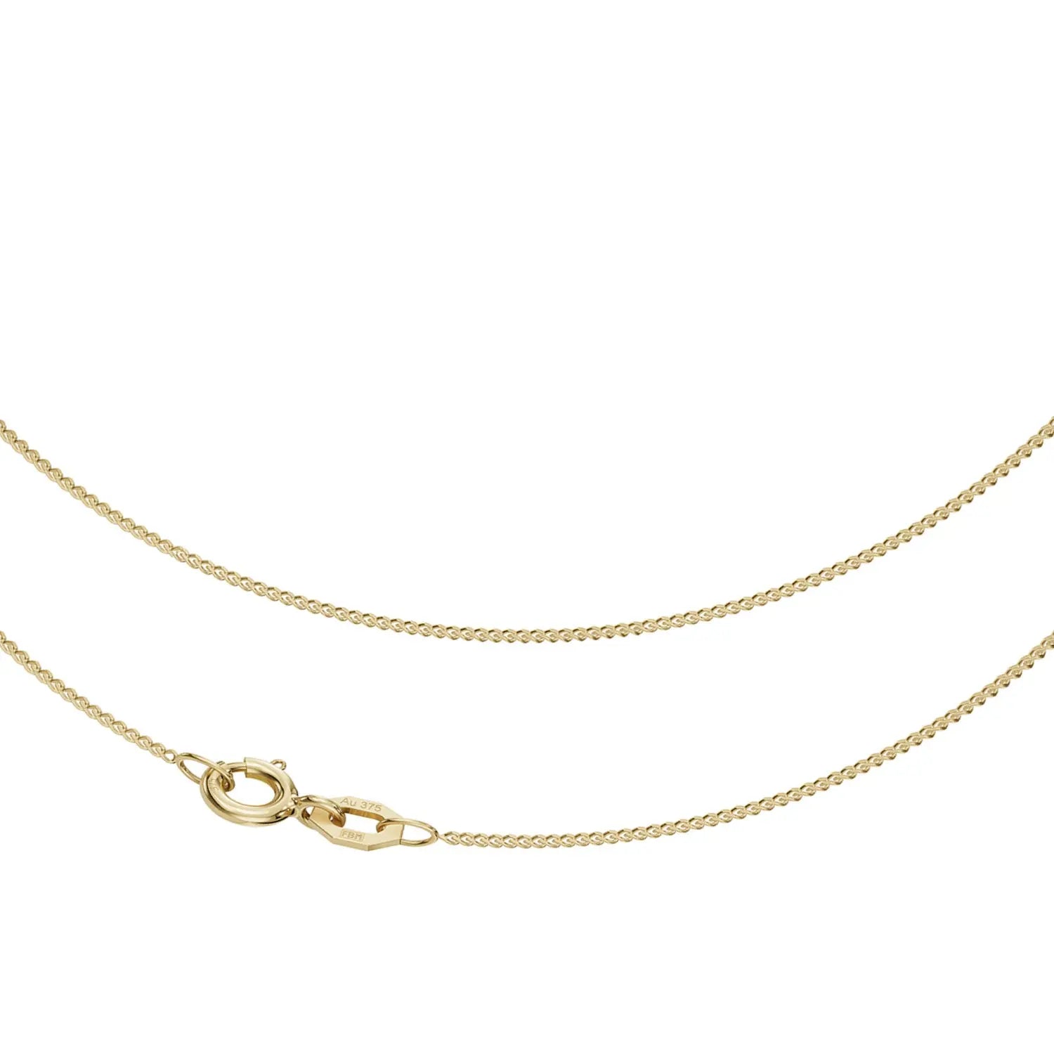 Panzerkette 0,8 mm 375er Gold 908255