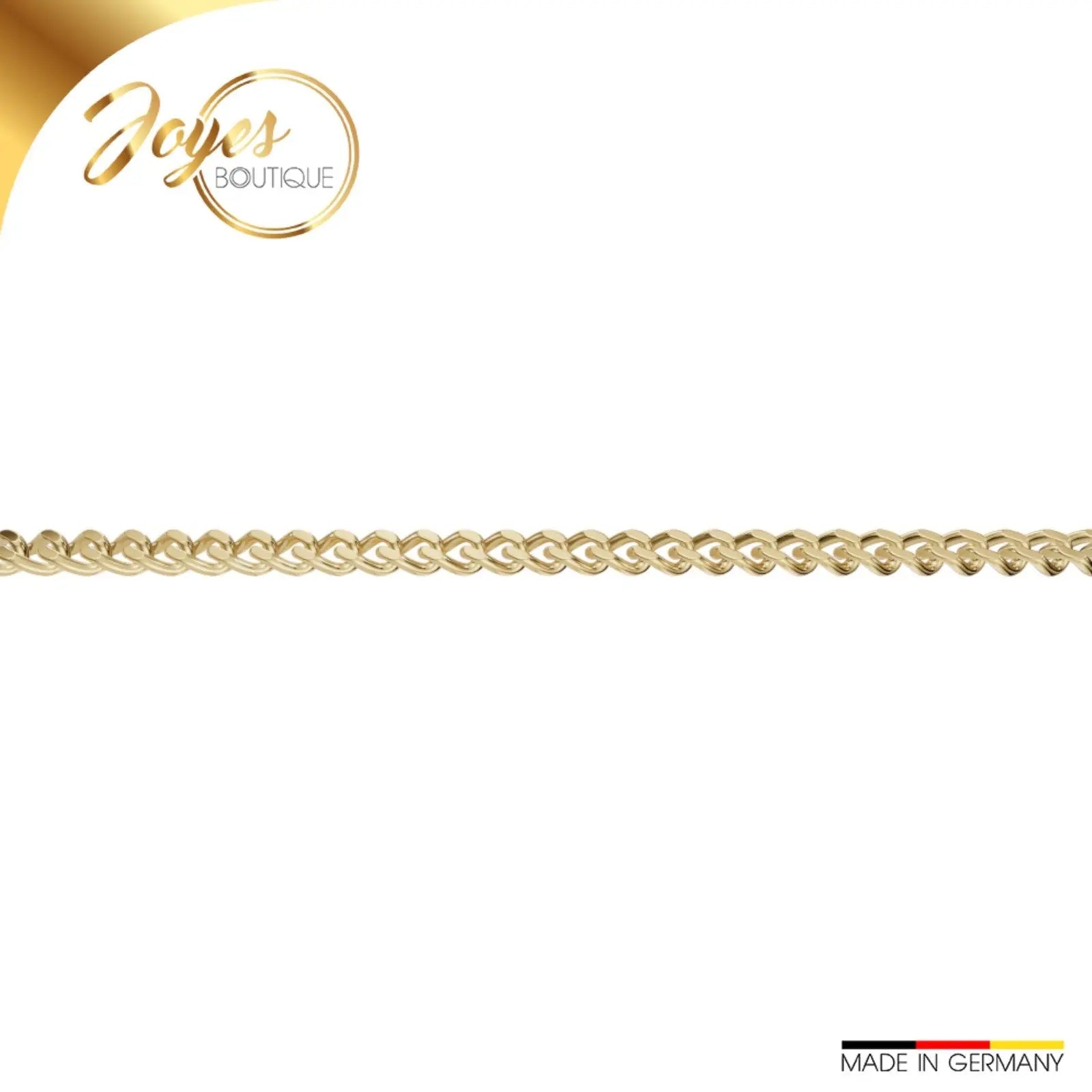 Panzerkette 0,8 MM 375er Gold 908255