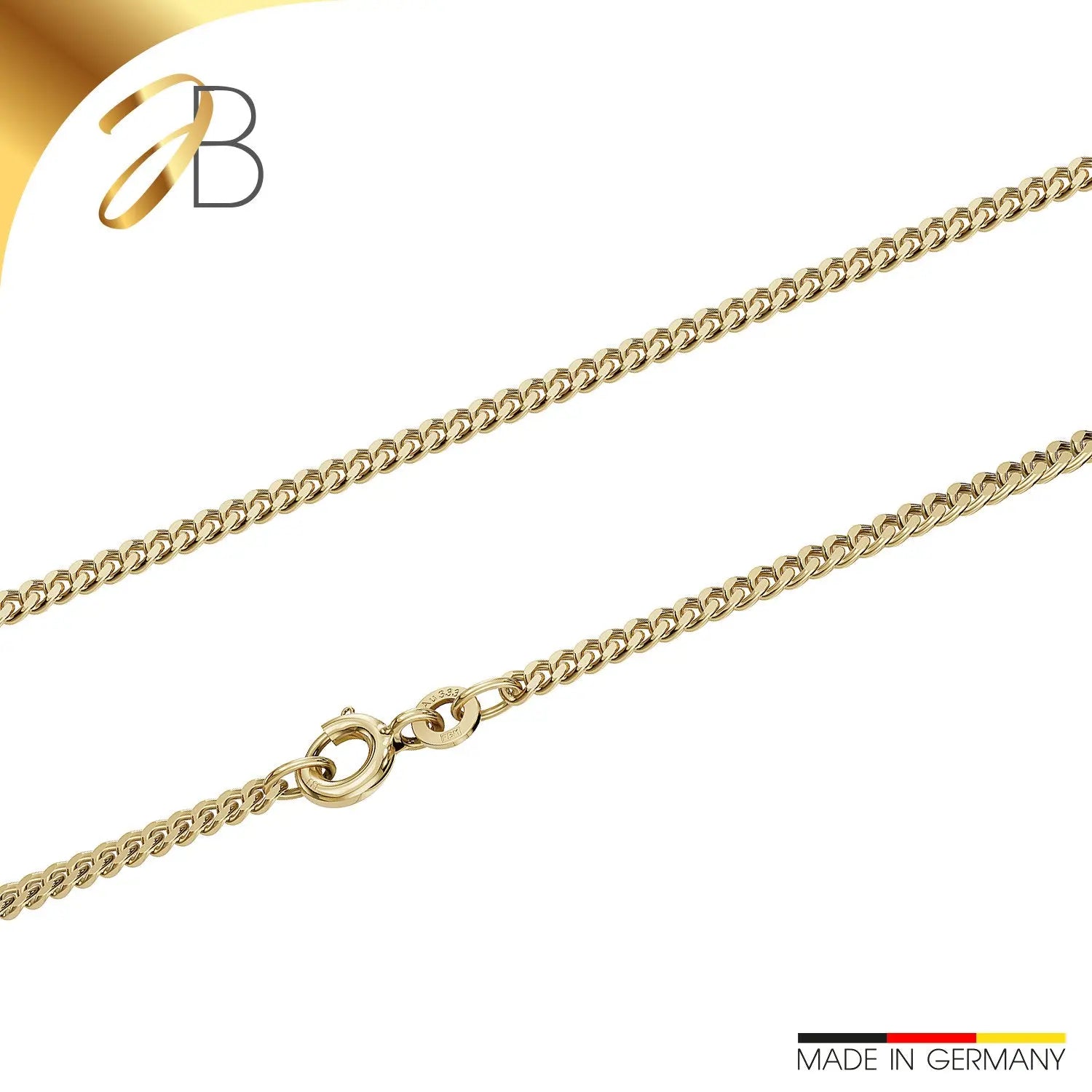 Panzerkette 2,1 mm 333er Gold 18411210