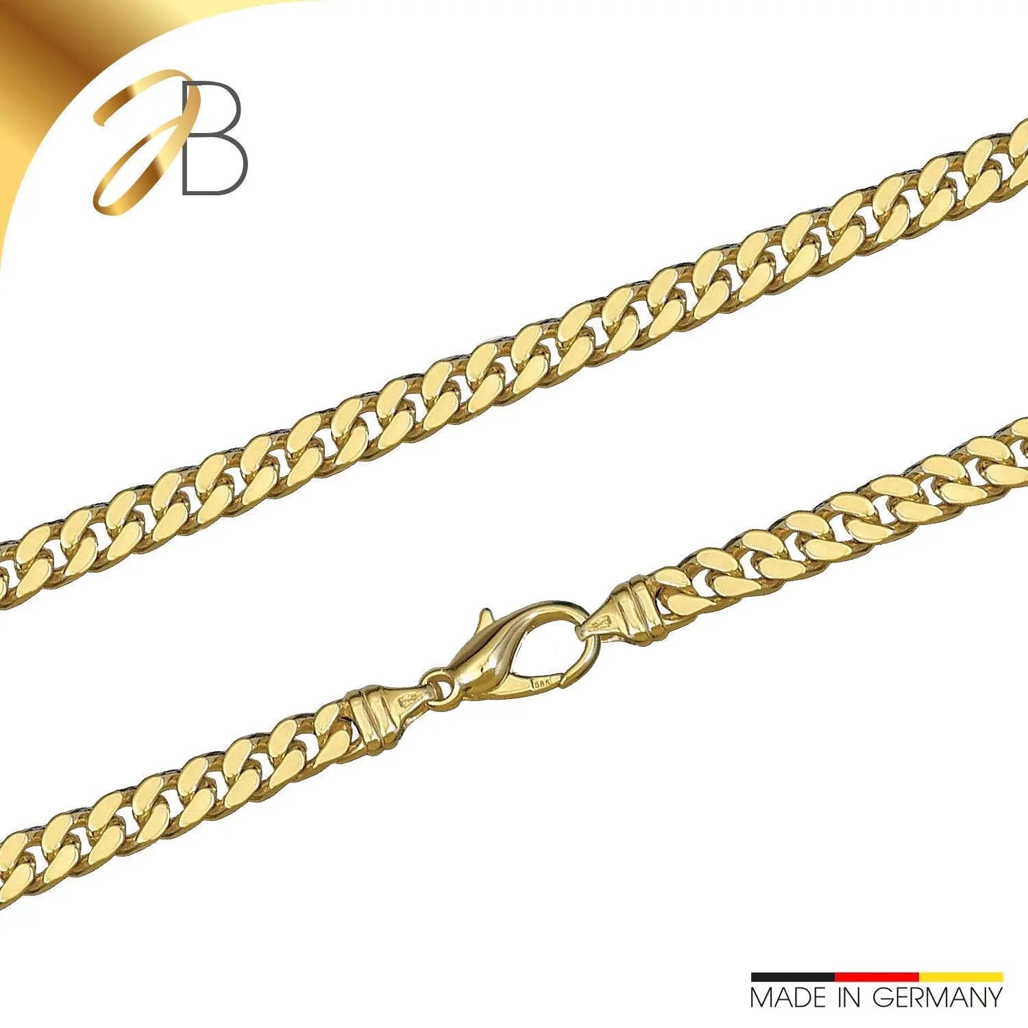 Panzerkette 5,4 MM 585er Gold 908277