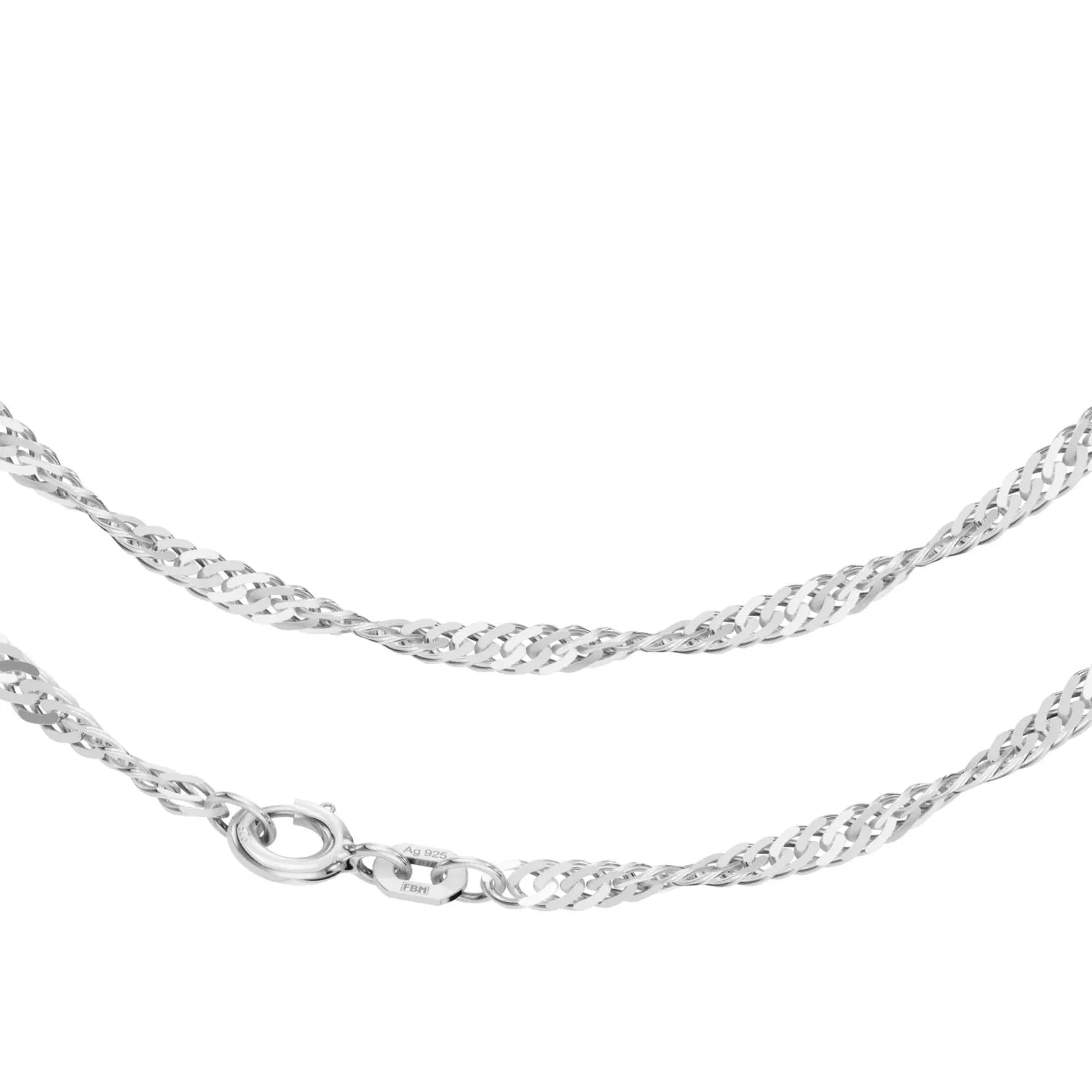 Singapurkette 2,4 MM 925er Silber 18411660