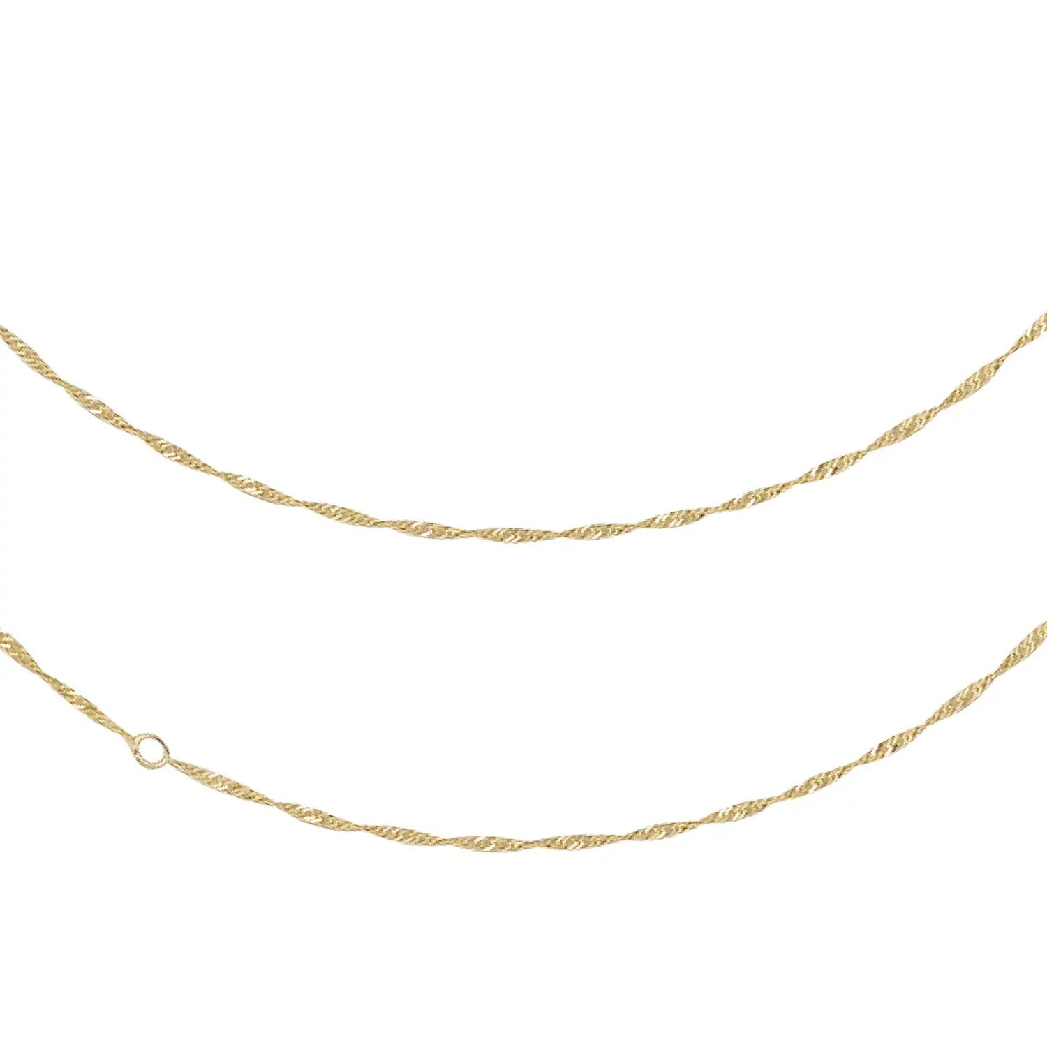 Singapurkette Fußkette 1,4 mm 333er Gold 18411190