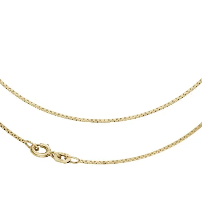Veneziakette 0,9 MM 925er Silber vergoldet 18411310