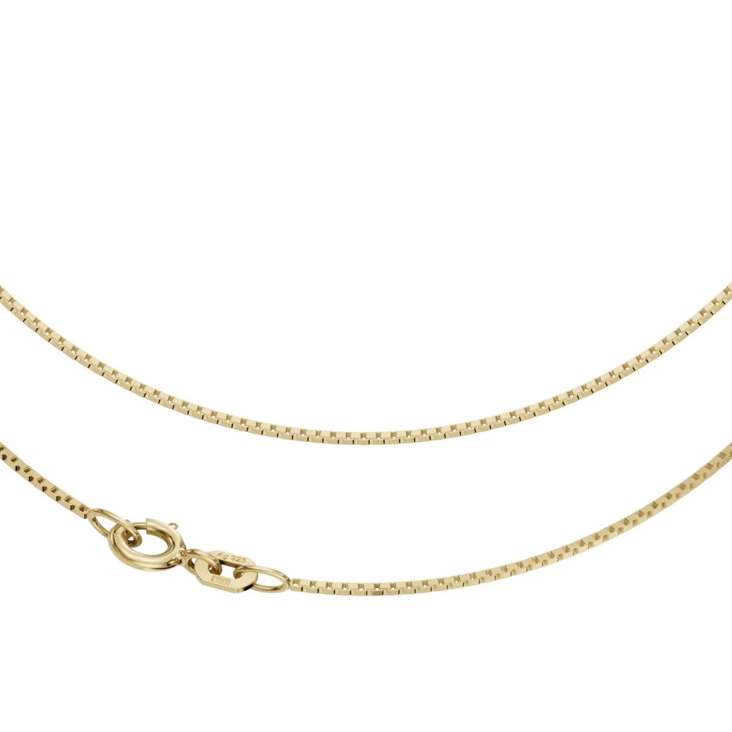 Veneziakette 0,9 MM 925er Silber vergoldet 18411310