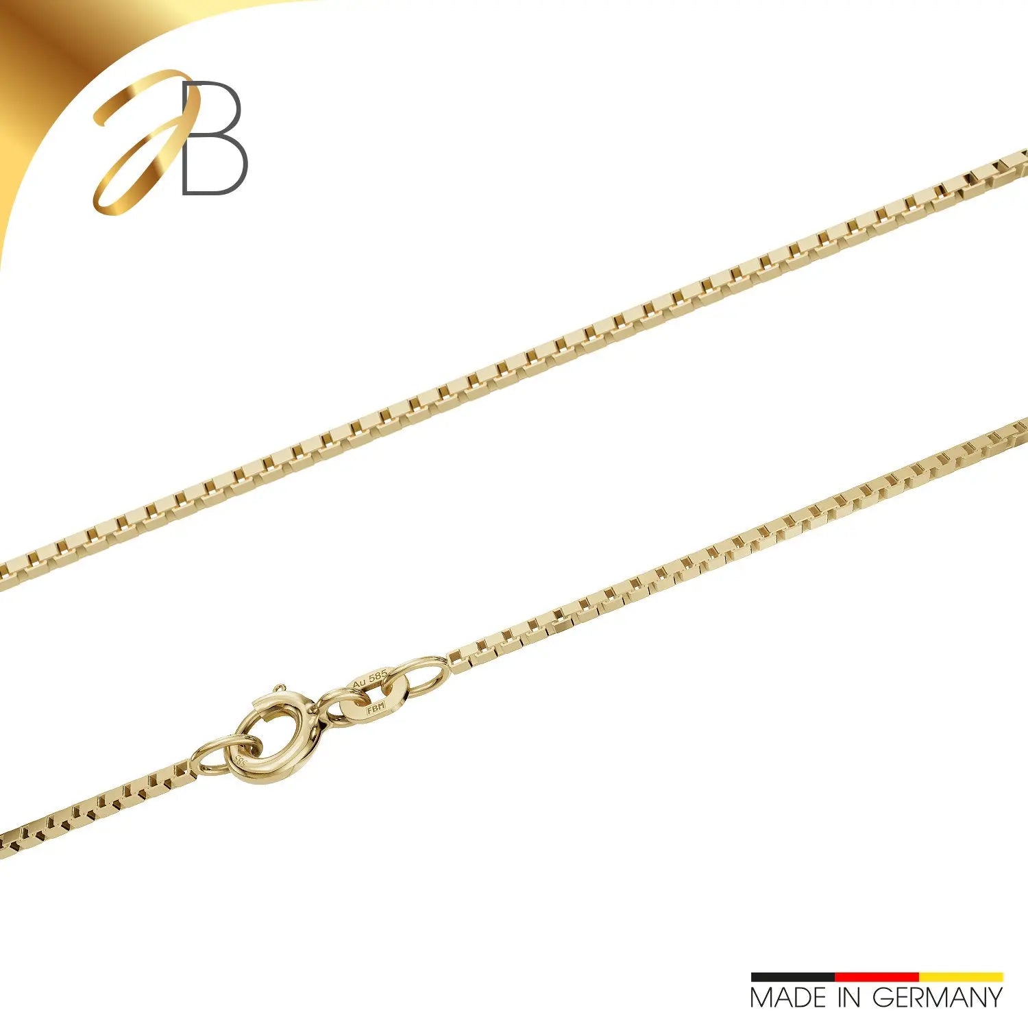 Veneziakette 1,2 mm 585er Gold 91522