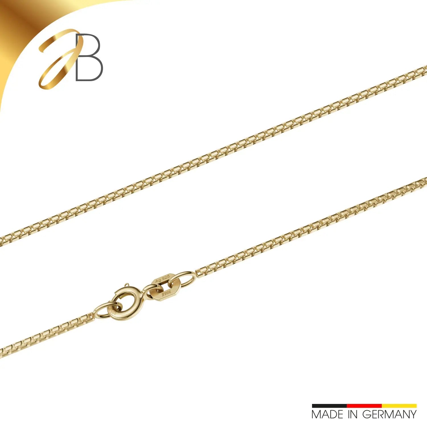 Veneziakette 1,2 MM 925er Silber vergoldet 18411550