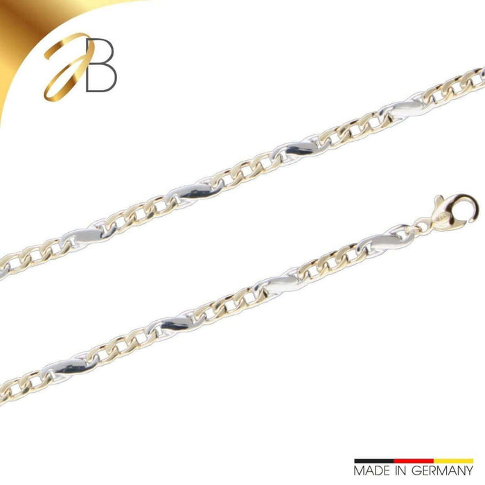 Goldarmband Herren kaufen: Panzerstegkette Kettenbreite 1,9 mm 585 - 14 Kt - Joyes Boutique