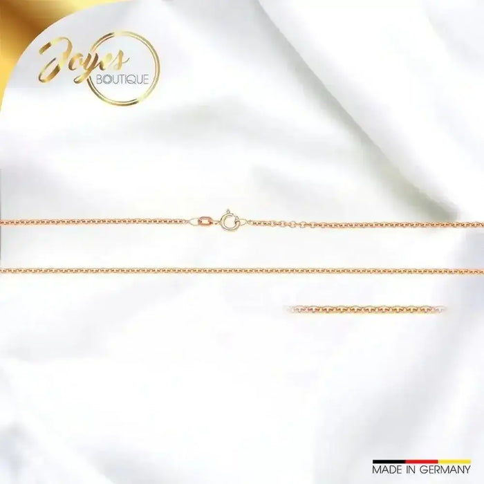 Ein zeitloser Klassiker: Die JB Collier Damen Ankerkette rund 2,4 mm Rotgold 585 - 14 Kt - Joyes Boutique