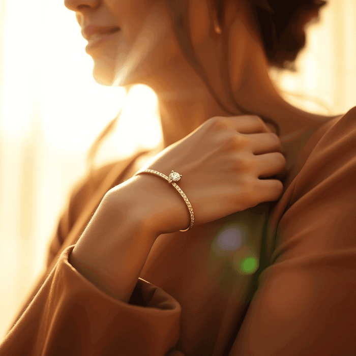 Was wiegt ein Damen Goldarmband