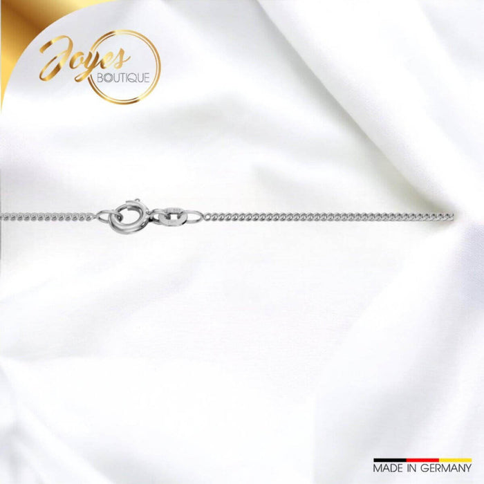 Eleganz in Vielfalt: Die JB Damen Panzerkette aus 585er Weißgold - Joyes Boutique