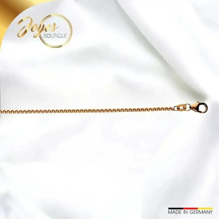 Die Eleganz von JB Collier Damen Veneziakette: Eine zeitlose Schönheit in Rotgold 585 - 14 Kt - Joyes Boutique