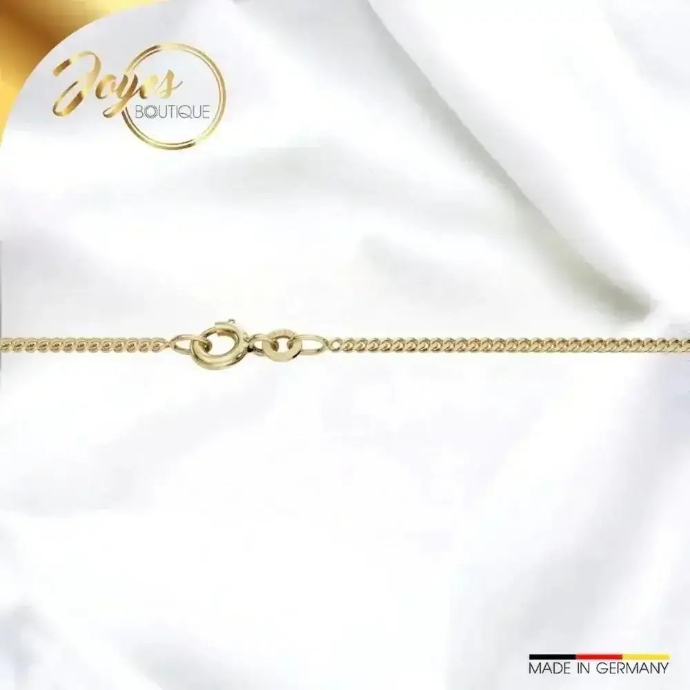 Goldkette kaufen - JB Edle Collier Panzerkette 333 - 8 Karat Gold 34 cm 1,7mm: Eine Meisterleistung in Schönheit und Qualität - Joyes Boutique