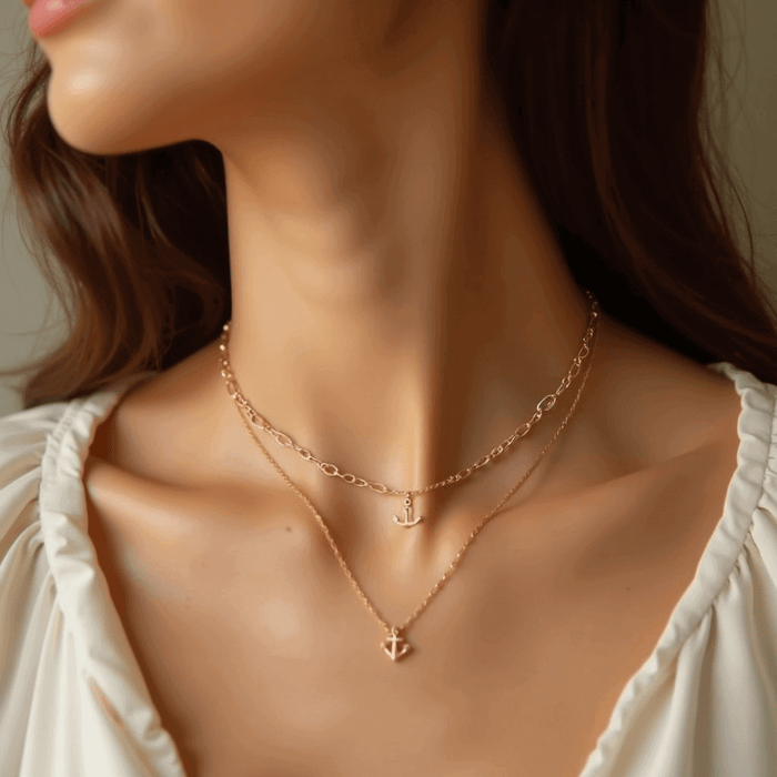 Ankerkette rund 1,1 mm Rotgold 585 kaufen - Joyes Boutique