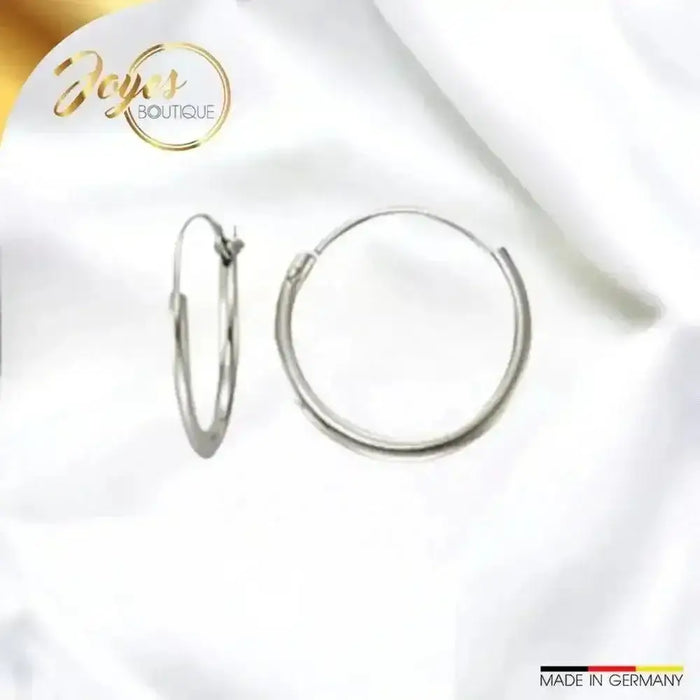 Wie öffnet man Creolen Ohrstecker in Weißgold - Joyes Boutique